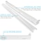 Luxrite 4 FT Slim Linear LED Shop Light 3 CCT Options 3500K-5000K 34/38/45W 4794/5240/5940LM 0-10V Dimmable LR25185-1PK - alternate 8